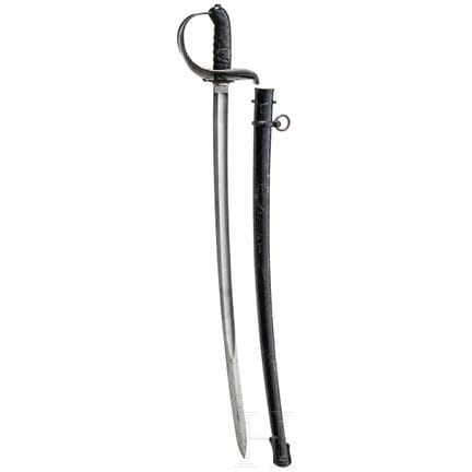 A cavalry sabre for enlisted men, similar to M 185