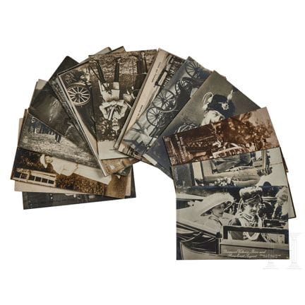 Conjunto de postales de la caballería prusiana n.º