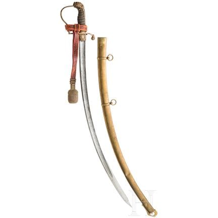A lion's head sabre for officers of the Hamburg mi