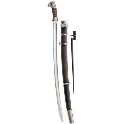 A Cossacks' shashka M 1927 with white fittings  
B