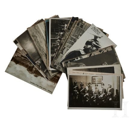 Conjunto de 20 postales de la caballería prusiana 