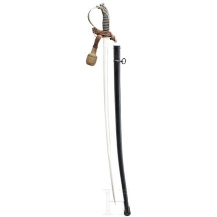 An eagle head sabre M 1856 for officers of the inf