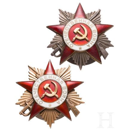 Deux ordres de la Guerre patriotique, Union soviét