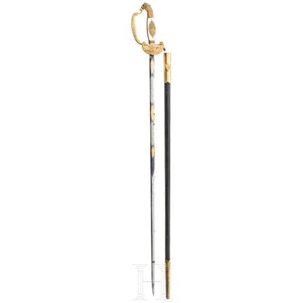 An Epee for Bavarian Civil Servants, the Prince Re