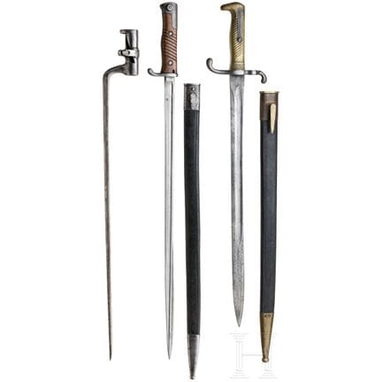 Three bayonets  
SG 71 von ... Wilhelm, Suhl, Abna