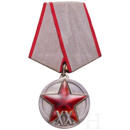 Médaille « 20 ans de l'Armée rouge des ouvriers et