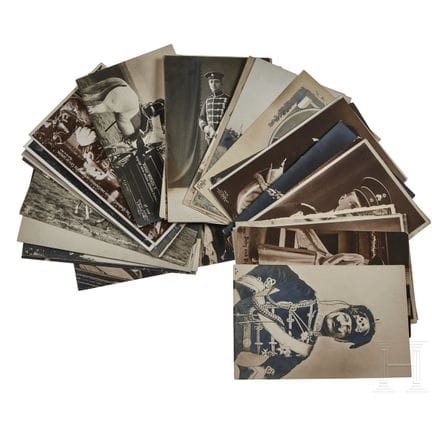 Conjunto de postales de la caballería prusiana, vo