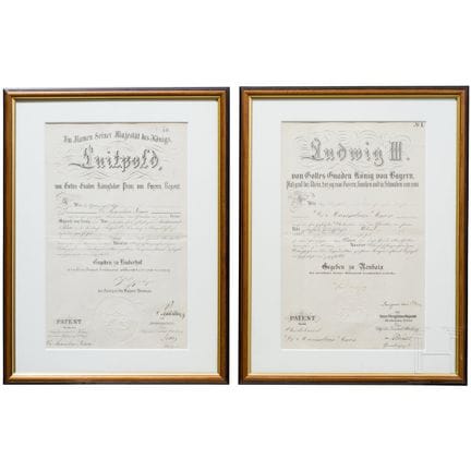 Two patents for the military surgeon Dr. Maximilia