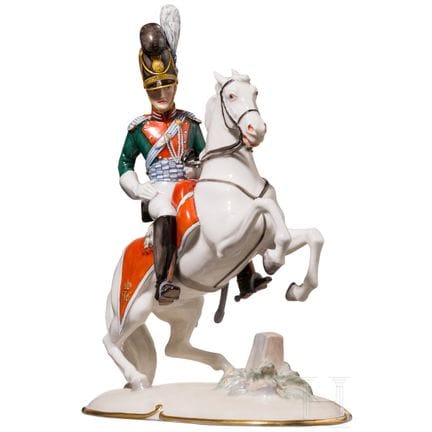 Nymphenburg: Bavarian Chevauleger Officer on Horse