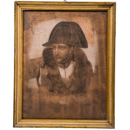 Napoleón I: un retrato, siglo XIX  
Técnica mixta 