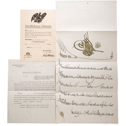 Général Gerhard Tappen – Certificat relatif à la m