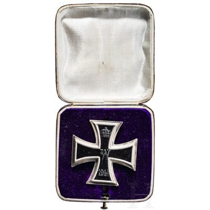 Une Croix de fer de 1914, 1re classe, fabriquée pa