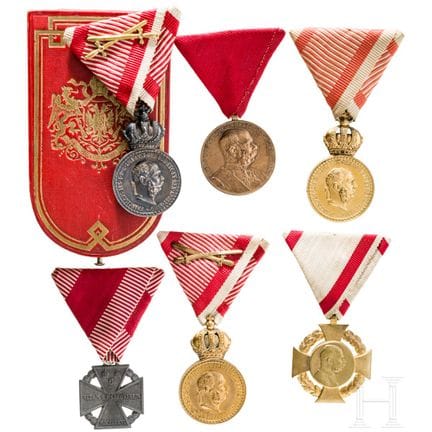 Six médailles autrichiennes  
Médaille « Signum La