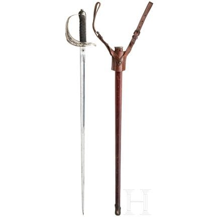 A sabre M 1895/97 for officers of the infantry  
K