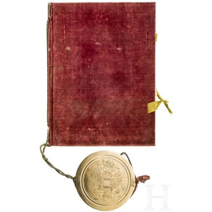 施奥林（施奥尔）家族的贵族特许状，附有约瑟夫二世皇帝（1741–1790）的手写签名  
关于玛丽亚