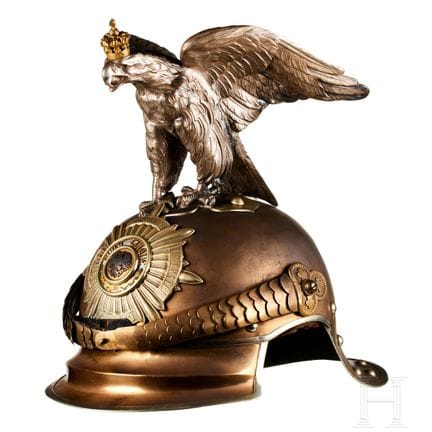 Elmetto M 67 per ufficiali della Garde du Corps pr