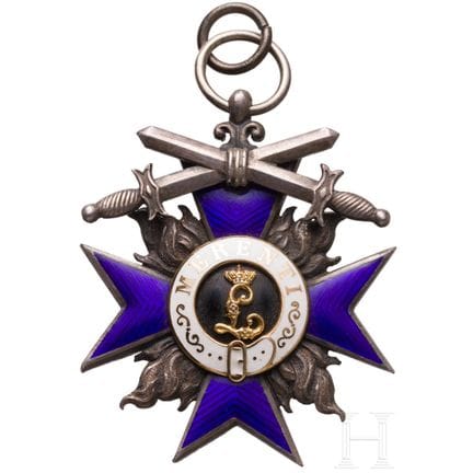 Ordre du Mérite militaire bavarois, 4e classe, ave