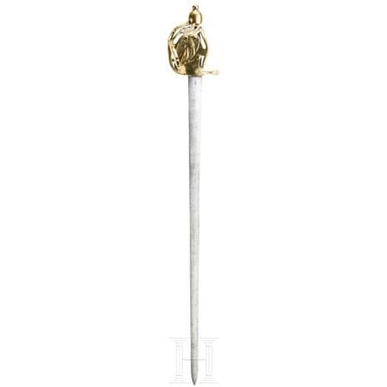 Espada de coracero M 1742 (réplica)  
Pieza de col