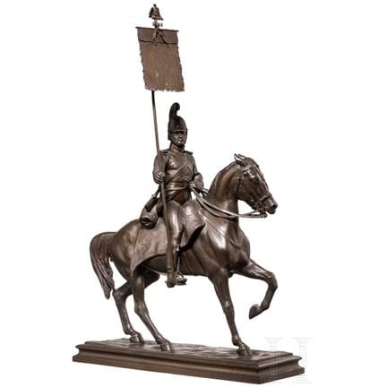 Statua equestre di un cacciatore del Württemberg a