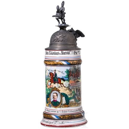 Tazza da riservista del 1° Reggimento di Chevalier