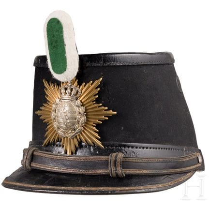 A shako for EM in the 12th K.S. Train Battalion, d