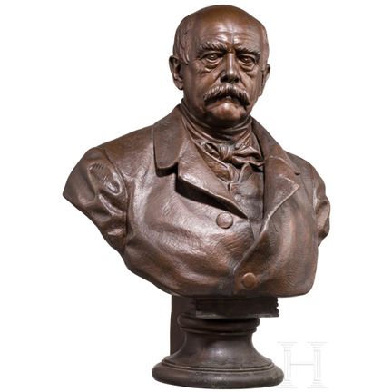Fritz Schaper (1841 - 1919) - Un grande busto ritr