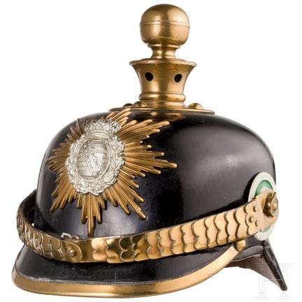 A helmet for enlisted men of the Royal Saxon Field