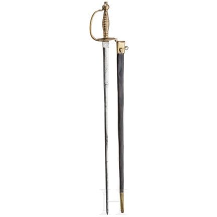 A small sword for Saxon infantry officers, circa 1