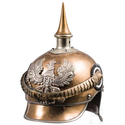 A helmet for enlisted men of the Cuirassier Regime