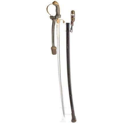 An Eisenhauer sabre for Saxon officers, worn from 