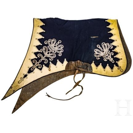 Una manta de silla para oficiales del Regimiento d
