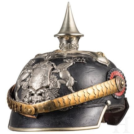 A helmet for officers in Dragoon Regiment "Königin