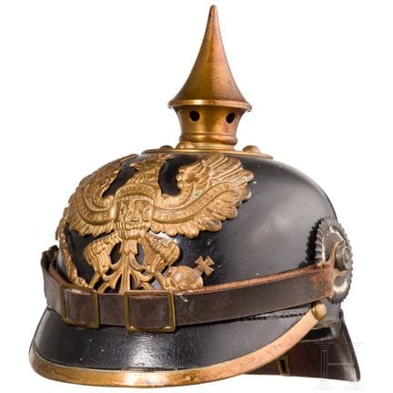 A helmet M 1895 for enlisted men of theof Train Ba