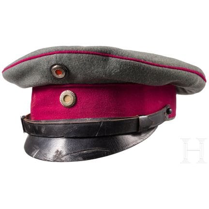 A visor cap for officers of the Bavarian cavalry  