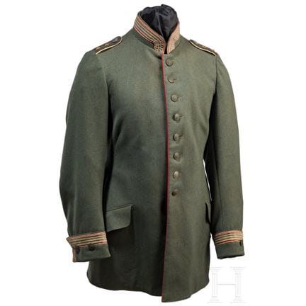 A field-grey tunic M 1910 for officers of the Cuir