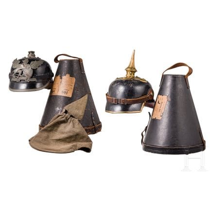 Two helmets für EM/NCOs  
Ein Helm für Mannschafte