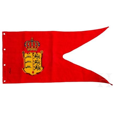 A lance flag for NCO´s of the Württemberg cavalry 