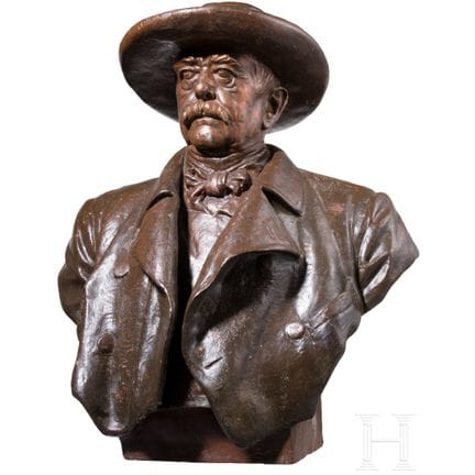 Otto von Bismarck (1815 - 1898) - busto ritratto c