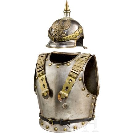 A suit of armour for enlisted men of the Prussian 