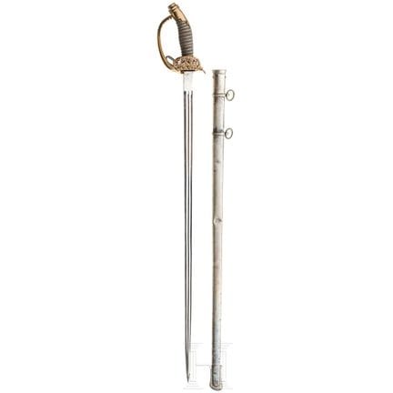 A sword M 1889 for infantry officers  
Beidseitig 