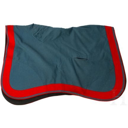 A saddle cloth for enlisted men of Dragoon Regimen