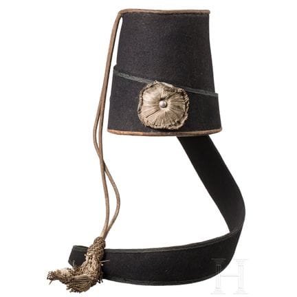 A Prussian winged cap in the 18th-century style, c
