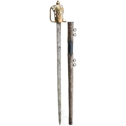 Espada de coracero prusiano M 1732/97 para soldado