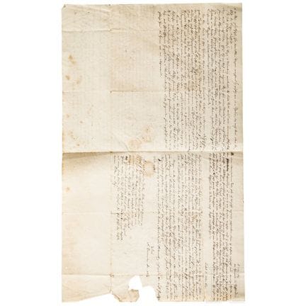 Una lettera di grande rilevanza storica relativa a