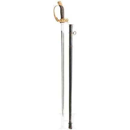 A sword M 1889 with Chinese Dragon motif, circa 19