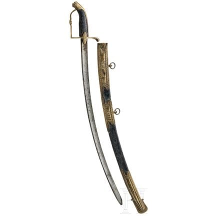 A sabre for officers of the Saxon Hussars, 1st qua