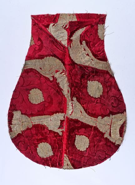 Rare velours façonné, Italie, fin du XVe siècle, v