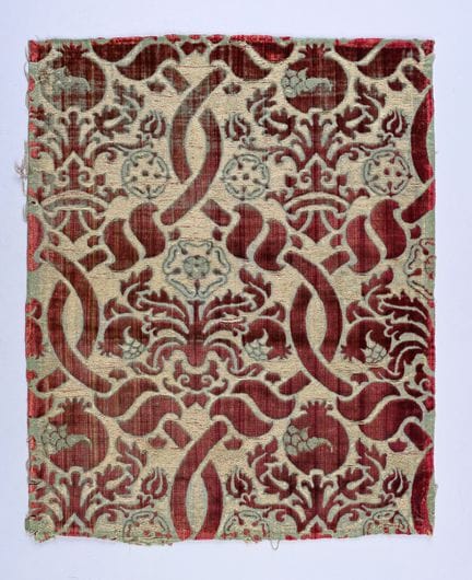 Beau velours ciselé alluciolato, Italie, seconde m
