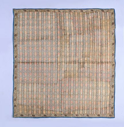 Tapis en brocart, Perse, XIXe siècle, lampas façon