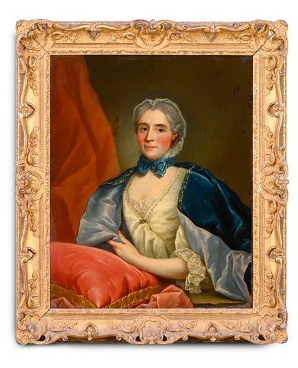 约1760年法国画派，路易·米歇尔·范·洛（Louis Michel VAN LOO）画派作品，据称